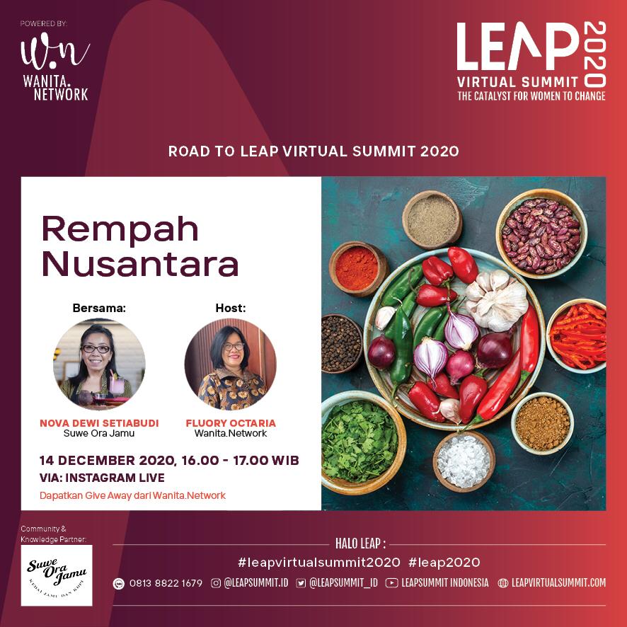 Road To LEAP Virtual Summit 2020: Rempah Nusantara
